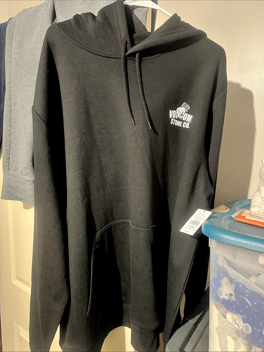 Volcom Cruiser PO Pullover Hoodie in Black XXL NWT